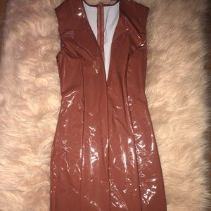 Fashion nova Kristen latex dress.